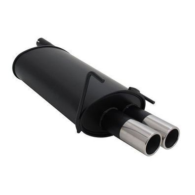 Novus Sportauspuff für Mercedes C-Klasse W202 / W208 2x76mm mit ABE