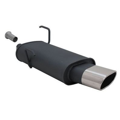 Novus Sportauspuff für Peugeot 206 135x75mm Endschalldämpfer mit ABE