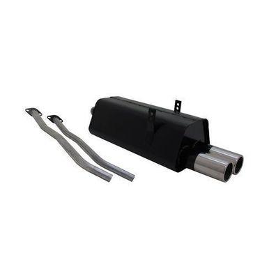 Novus Sportauspuff für BMW 3er E36 325i 2x76mm Endschalldämpfer mit ABE
