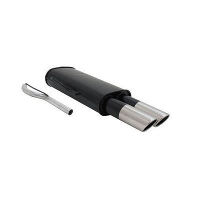 Novus Sportauspuff für VW Passat 35i 2x76mm SR-Design Endschalldämpfer mit ABE