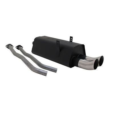 Novus Sportauspuff für BMW 3er E36 325i 2x76mm DTM Endschalldämpfer mit ABE