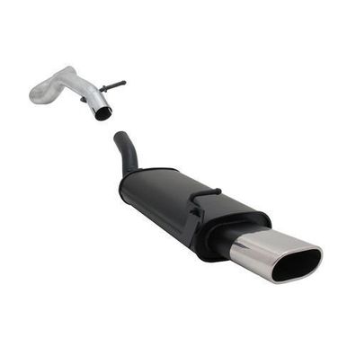 Novus Sportauspuff für Audi A3 Seat Leon VW Golf 4 New Beetle 135x75mm mit ABE