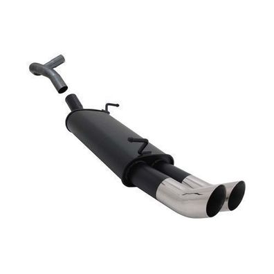 Novus Sportauspuff für Seat Ibiza 6L 2x76mm DTM Endschalldämpfer mit ABE