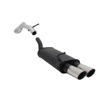 Novus Sportauspuff für Audi A3 Seat Leon VW Golf 4 New Beetle 2x76 MS-Design ABE