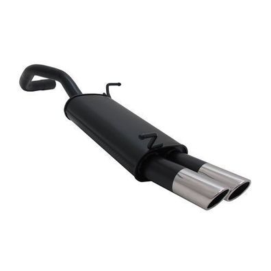 Novus Sportauspuff für Seat Ibiza 6L 2x76mm SR-Design Endschalldämpfer