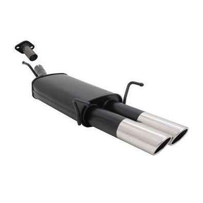 Novus Sportauspuff für Opel Astra G Coupe / Cabrio 2x76mm SR-Design