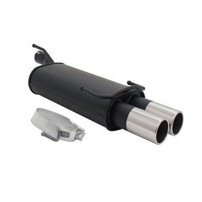 Novus Sportauspuff für Opel Astra F / Opel Kadett E 2x76 Endschalldämpfer ABE