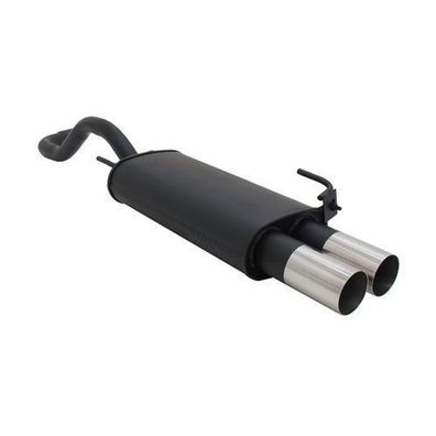 Novus Sportauspuff für VW Polo 4 6N / 6N2 2x76 RL-Design Endschalldämpfer ABE
