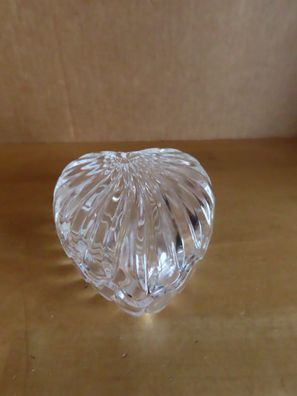 Zierschale Herz Herzschale 2 aufeinander passende Hälften Glas