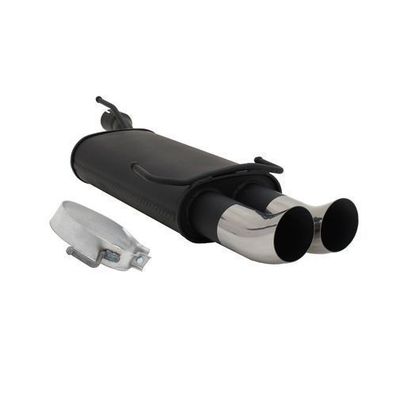 Novus Sportauspuff für Opel Astra F / Opel Kadett E 2x76mm DTM mit ABE