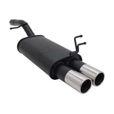 Novus Sportauspuff für Ford Fiesta MK6 JH / JD 2x76mm Endschalldämpfer mit ABE