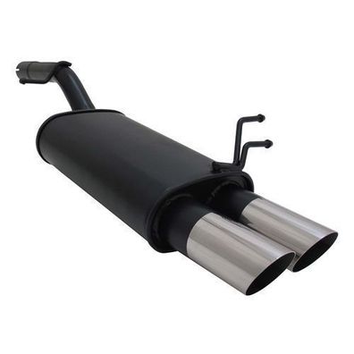 Novus Sportauspuff für Ford Fiesta MK6 JH / JD 2x76mm MS-Design mit ABE