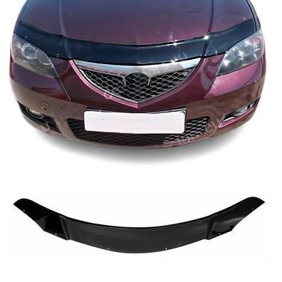 Motorhaube Deflektor Insektenschutz für Mazda 3 2003-2009 Stufenheck Dunkel