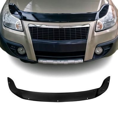 Motorhaube Deflektor Insekten Steinschlagschutz für Fiat Sedici 2006-2014 Dunkel