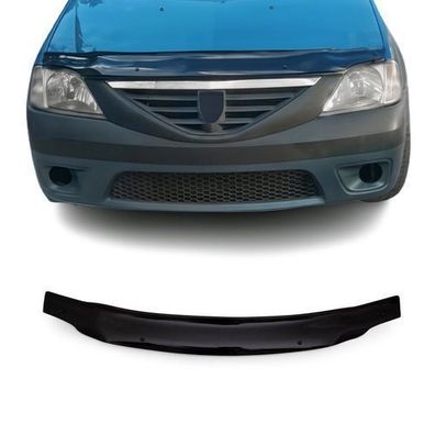 Motorhaube Deflektor Insekten Steinschlagschutz für Dacia Logan 2005-2012 Dunkel