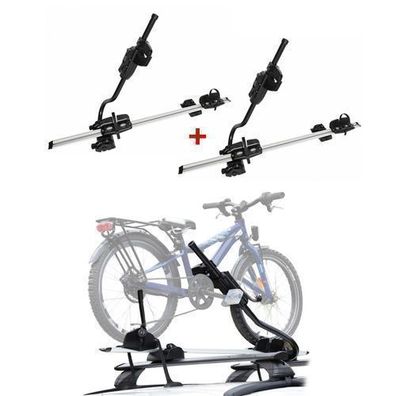 2x Farad Fahrradträger bis 25 kg ABE P-Style Dachfahrradträger EBike FatBike