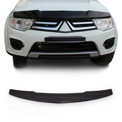 Motorhaube Deflektor Insektenschutz für Mitsubishi L200 2006-2015 Dunkel