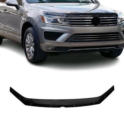 Motorhaube Deflektor Insekten Steinschlagschutz für VW Touareg 2010-2018 Dunkel