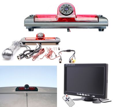 Bremsleuchte Rückfahrkamera + 7" Monitor Fiat Ducato Citroen Relay Peugeot Boxer