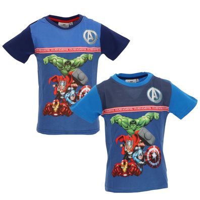 Avengers Kinder T-Shirt aus Baumwolle mit Print kurzarm