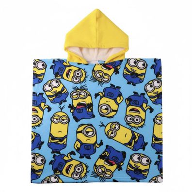 Minions Kinder Badeponcho 55 × 54,5 cm 100% Polyester 250 gsm