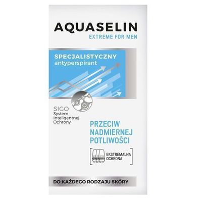 Aquaselin, Herren-Expert, Spezial-Antitranspirant Roll-On, 50 ml