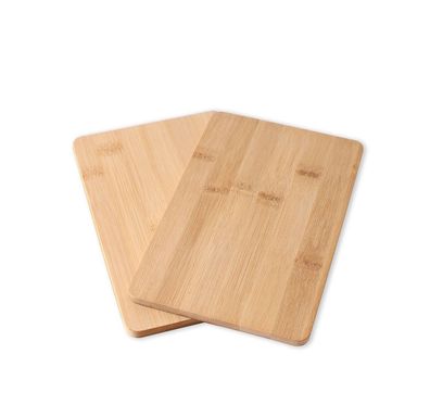 2-teiliges Bambus Schneidebrett-Set - 22 x 14 cm, Pflegeleicht & robust