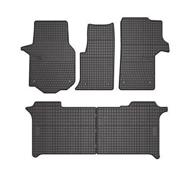 OMAC Gummi Fußmatten für MAN TGE 2017-2025 Automatten Gummi Schwarz 5tlg