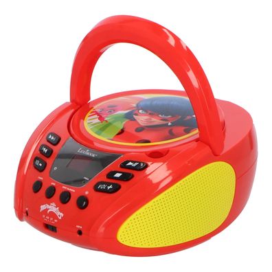 Miraculous Ladybug CD Player mit Bluetooth für Kinder mit Mikrofonen
