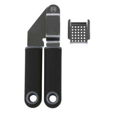 Blackline Knoblauchpresse aus Edelstahl mit ergonomischem Softtouch-Griff