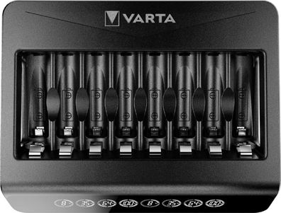 Varta Ladegerät Ladestation für Batterien Akku-Ladegerät für AAA/AA mit Sicherheit
