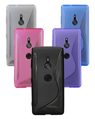 Handyhülle Sony Xperia XZ3 Silikon Hülle Schutzhülle Case Cover Backcover