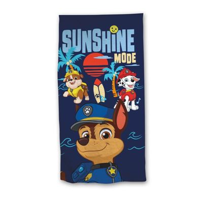 Paw Patrol Strandtuch 70 × 140 cm leicht und schnelltrocknend
