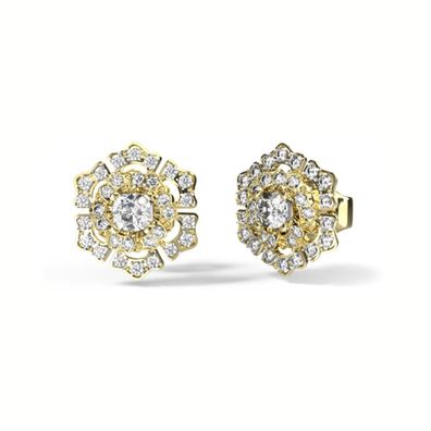 La Fleur funkelnde, vergoldete Ohrringe mit Zirkonia JUBE04558JWYGT/U