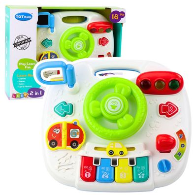 Lean Paneel Interaktives Lernlenkrad 2In1 Lichter Töne