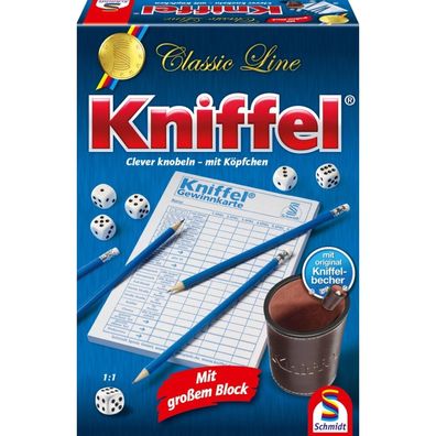 Schmidt Spiele Classic Line: Kniffel, WÃ #188; felspiel