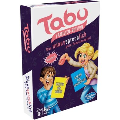 Hasbro Tabu Familien Edition, Partyspiel