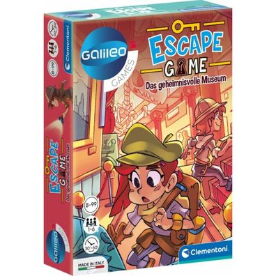 Clementoni Escape Game - Das geheimnisvolle Museum, Partyspiel