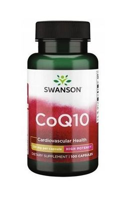 Swanson Coenzym Q10 120 mg, 100 Kapseln - Hochdosiertes Nahrungsergaenzungsmittel