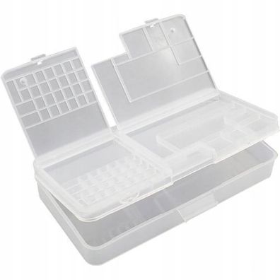 Rosfix Aufbewahrungsbox Kunststoff 205x100x45mm – 2-lagig | PP-Material