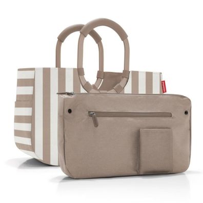 reisenthel loopshopper M OS, summerstripes coffee, Unisex