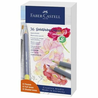 Faber-Castell Goldfaber Aqua Aquarellstifte farbsortiert