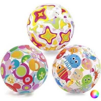 Aufblasbarer Ball Intex 59040NP 51 cm Weiß Bunt