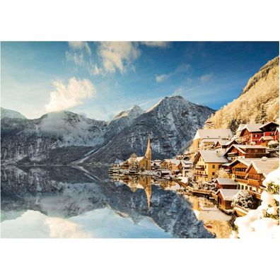 EDUCA Puzzle Winter in Hallstatt 1500 dlks