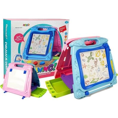 Leantoys Tablica do Rysowania Dwustronna Pisaki Magnesy