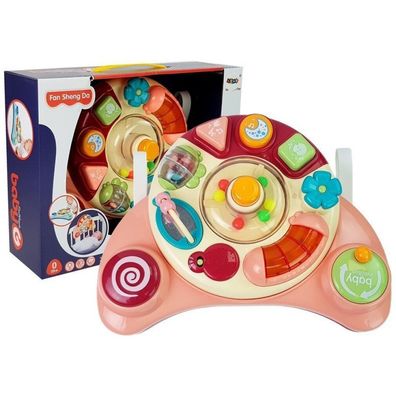 Leantoys Interaktive Babyspielzeugplatte rosa
