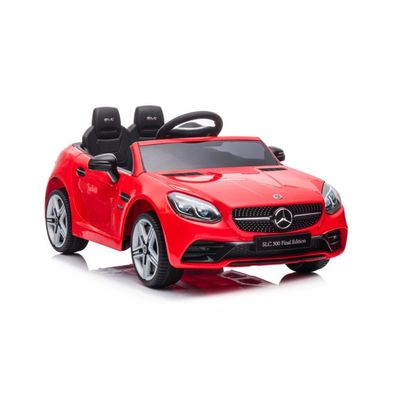 Lean Toys Kinder Elektroauto Mercedes Benz SLC 300 LED, Audio, 2 Motoren, FB