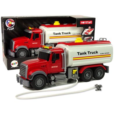 Leantoys Auto-Tankwagen Weiße Lichtgeräusche