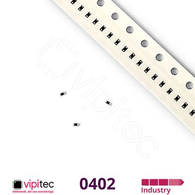 0 Ohm 0402 SMD Widerstände | 62,5mW 50V 1005 | 0R Widerstand Jumper Brücke