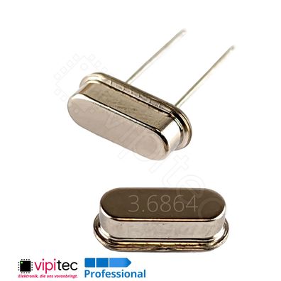 3,6864 MHz HC-49S Schwingquarz THT Uhr Quarz Resonator Taktgeber Kristall HC49S